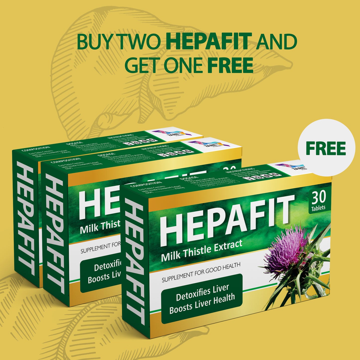 Buy 2 Hepafit + Get 1 Free