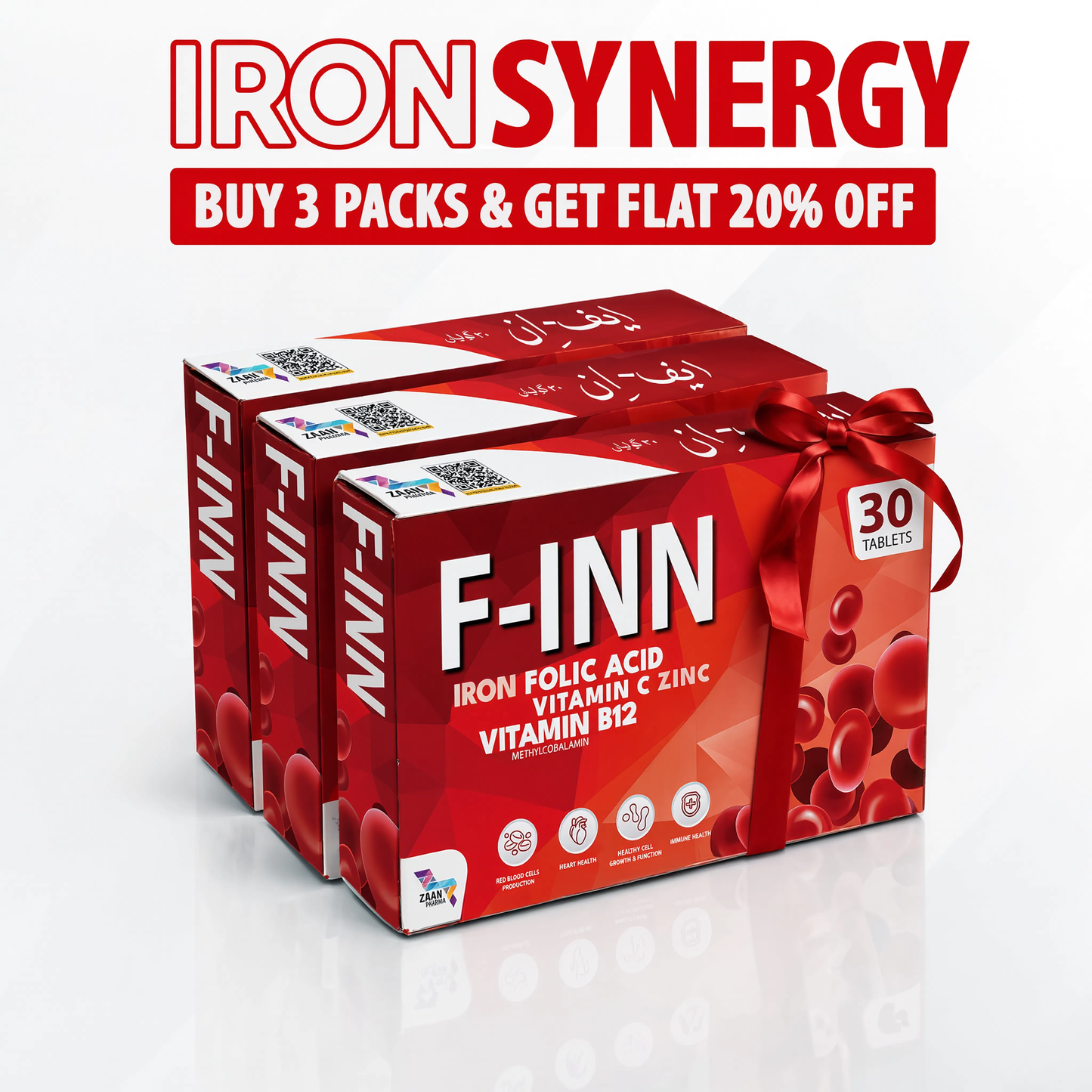 Buy 3 Packs of F-Inn and Get FLAT 20% OFF