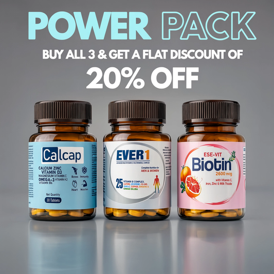 Get Flat 20% Discount on Ever 1 + Calcap + Ese-Vit
